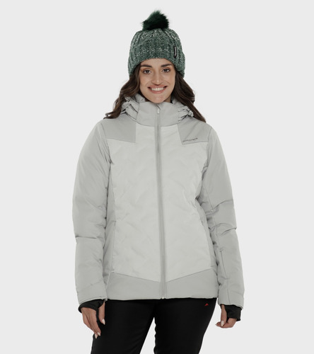 Campera De Mujer Umay Montagne De Pluma Impermeable Cts