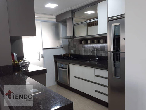 Apartamento Com 3 Dormitórios À Venda, 88 M² Por R$ 500.000 - Parque São Vicente - Mauá/sp - Ap2266