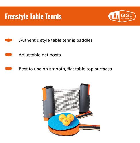 Juego De Ping-pong De Viaje Con Mochila Exterior Para