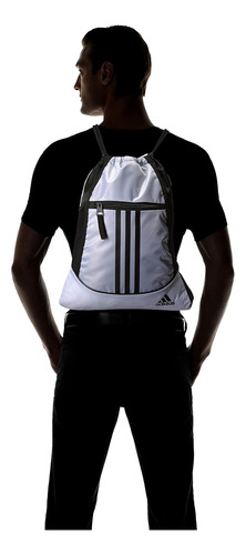 Bolso Deportivo adidas Unisex Blanco/negro Tamaño Único