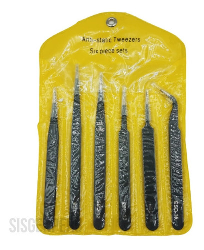 Imagen 1 de 6 de Kit De Pinzas Precision (6 Piezas)