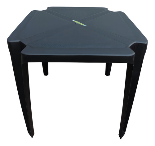 Kit Mesa Plastica Quadrada 4 Cadeira Plástica Cozinha Bistrô