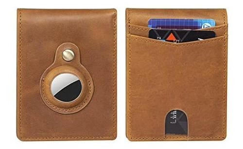 Airtag Wallet Funda De Cuero Bifold Wallet For Air Ggqse