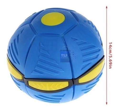 Imagen 2 de 8 de Pelota Mágica Disco Ball Ufo Frisbee Luz Led Se Aplasta