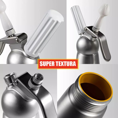 Sifon Crema Batida Dispensador Chantilly De Acero Inoxidable Sifon De Cocina Dispensador De Crema Batida Sifon Crema Batida Dispensador Chantilly De Acero Inoxidable Okshop