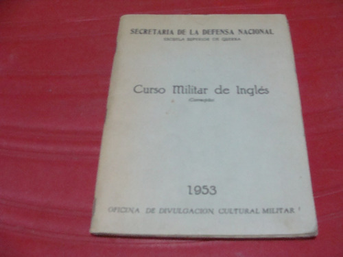 Libro Curso Militar De Ingles , Secretaria De La Defensa Nac