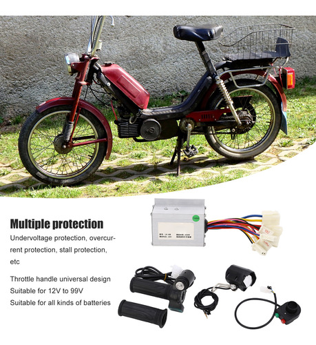 Controlador De Velocidad Con Motor Cepillado De 24 V Y 250 W