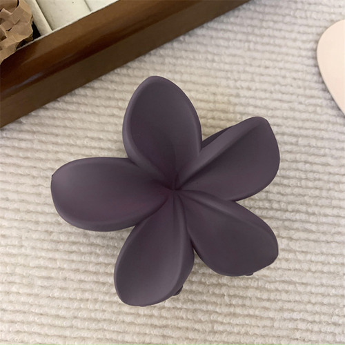 (bk) Preciosos Broches Hair Claw Con Delicadas Flores Mate