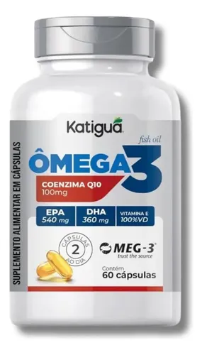Ômega 3 Com Coenzima Q10 100mg 60 Cápsulas - Katiguá