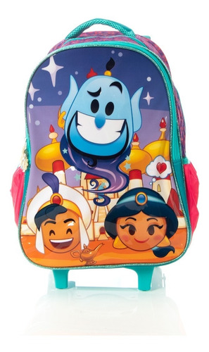 Mochila Original Con Ruedas Emoji Aladdin