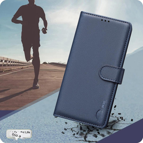 Capa Para Redmi Note14: Carteira, Design De Concha, Suporte