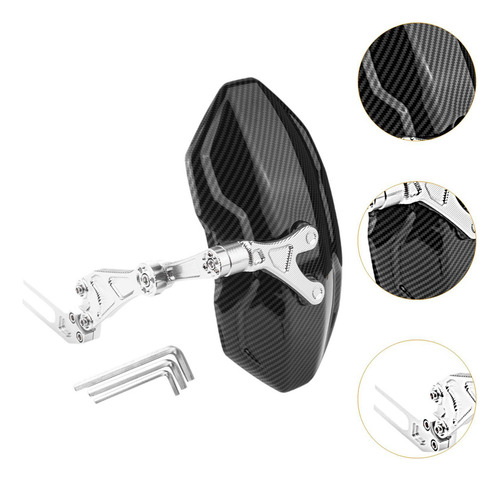 Motocicleta Genérica Guardería Trasera Protector Plata