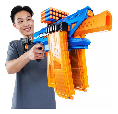 Lanza Dardos Insanity Clip Blaster Con 72 Dardos X-shot