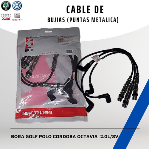 Cables De Bujía Polo Bora Octavia Cordoba Octavia 2.0