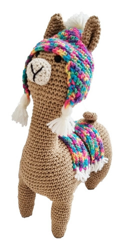 Llama Amigurumi Tejido Guanaco Alpaca Norte Muñeco Montesori