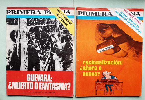 La Muerte Del Che Guevara / 2 Revistas Primera Plana / 1967