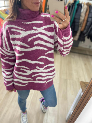 Sweater Poleron Amplio Mujer The Big Shop