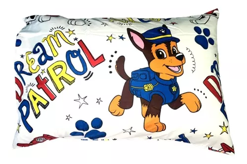 Jogo de cama infantil solteiro 2 pecas patrulha canina paw patrol  nickelodeon