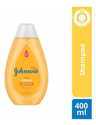 Shampoo Johnson's Baby Botella Con 400 Ml