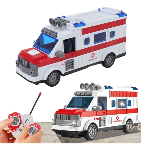 Regalo De Juguete Para Niños Ambulancia Con Control Remoto