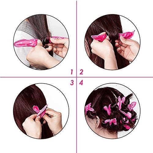 20pcs Rulos De Esponja De Espuma Flexible Para El Cabello