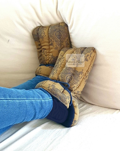 Imagen 1 de 8 de Pantuflas Térmicas Semillas Pies Calientes, Para Microondas