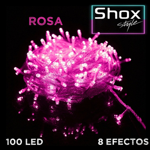 Imagen 2 de 8 de X3 Guirnaldas Led X 100 Luces Led Arbol Navidad Alto Brillo