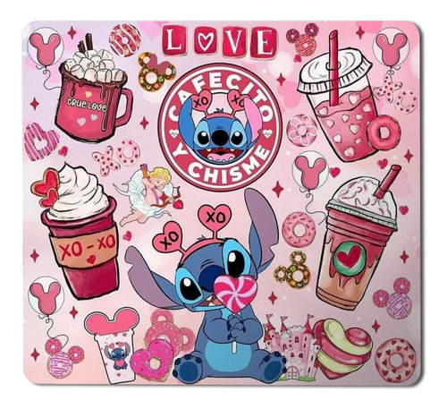 Mouse Pads _stich_cafesito Y Chisme