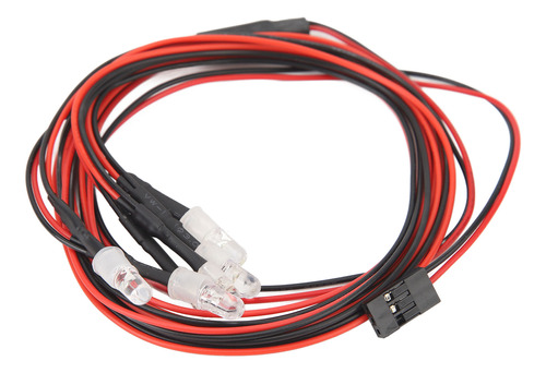 Kit De Luces Rc Para Coche Universal, Blanco, Rojo Y Azul, 6