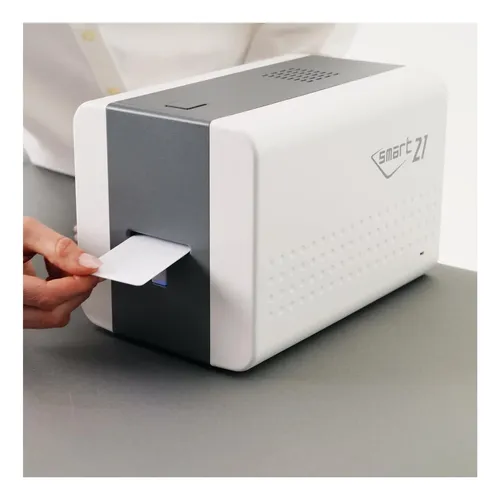 Kit Impressora Id Smart-21s Para Cartões De Identificação