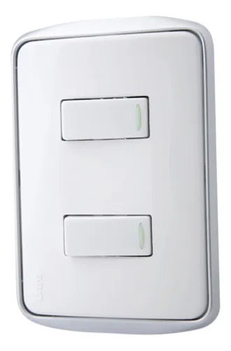 Interruptor Doble Ultra Blanco Ciles
