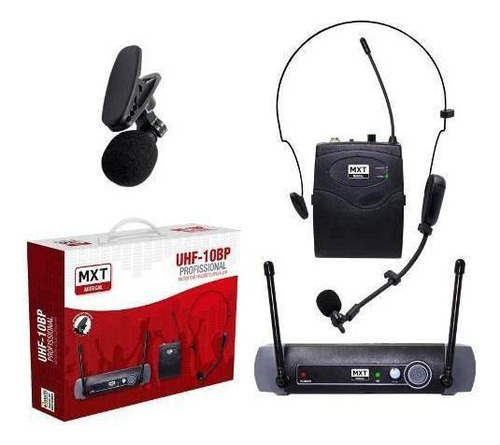 Microfone Uhf-10bp Headset/lapela Homologação: 153032012961