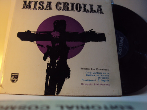 Vinilo Lp 150 Misa Criolla Solista Los Fronterizos