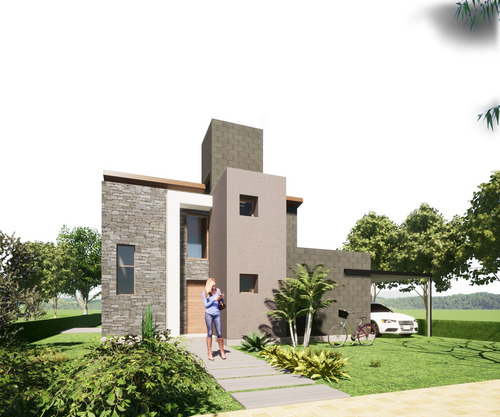 Proyecto Cabaña Plano Arquitectura Completo