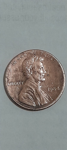 Moneda De Un Centavo Estados Unidos Año 1984