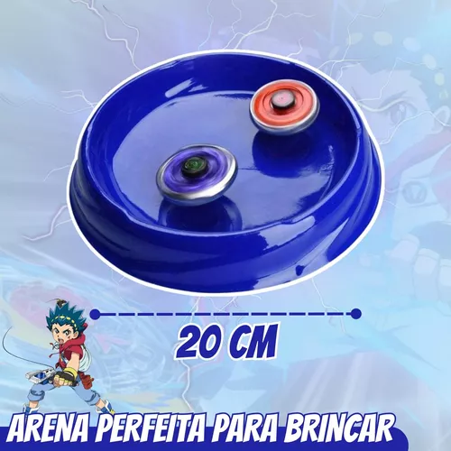 Beyblade Kit Arena + Lançadores E Peões Brinquedo Crianças