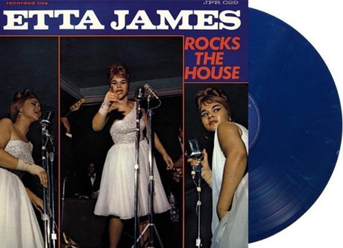 Etta James Rocks The House Lp Vinilo Azul Imp.nuevo En Stock