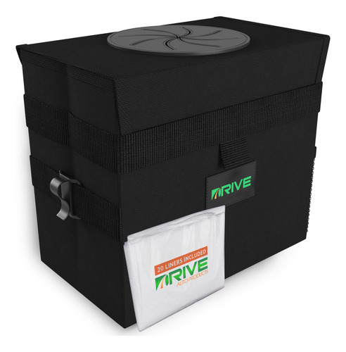 Drive Auto - Cubo De Basura Plegable Y A Prueba De Fugas Con