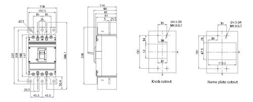 Disjuntor Cx Mold Tripolar 250a 18ka 380v 3vj1225-1da32-0aa0