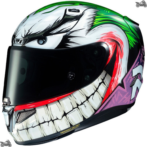 Capacete Hjc Rpha 11 Dc Joker Verde E Roxo Tamanho do capacete 55