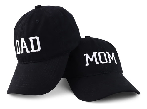 Trendy Shop Capital Mom And Dad Juego De Gorras De 2 Piezas 