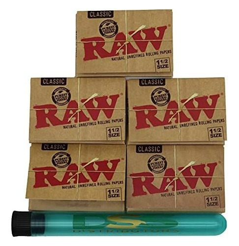 Tubo Y-o Papel Para Armar Raw Rolling Paper 1 1-2 Classic - 