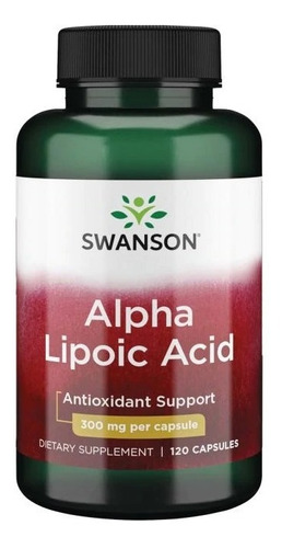 Alpha Lipoic Acid 300 Mg X 120 Capsulas - Swanson Usa