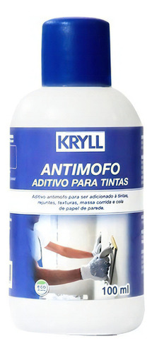 Antimofo Aditivo Para Tintas Kryll 100 Ml Cor Incolor