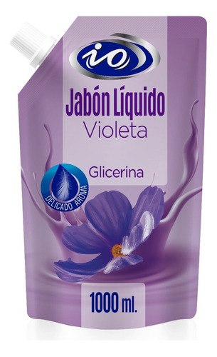 Jabón Para Manos Y Cuerpo Violeta Io 1lt