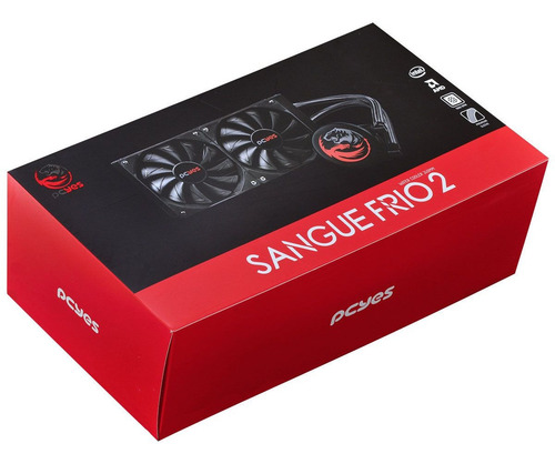 Imagem 1 de 7 de Water Cooler Para Processador Sangue Frio 240mm Pcyes
