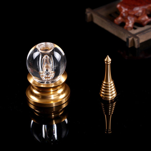 Sarira Stupa Aleación Cristal Budismo Estatuilla Baratijas