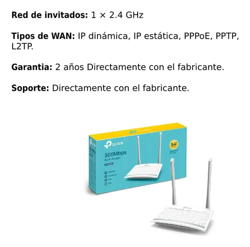 Router Tp-link Inalambrico N 300mbps Tl-wr820n