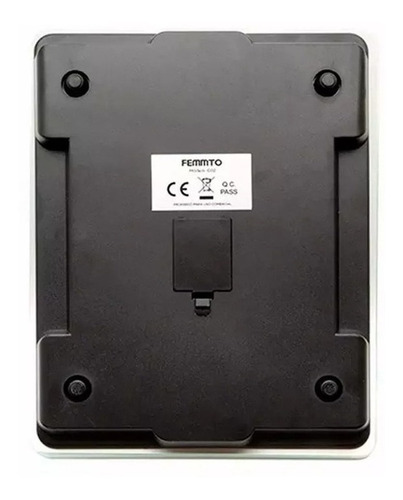 Imagen 2 de 2 de Balanza de cocina digital Femmto C02 pesa hasta 3kg blanca