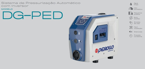 Sistema D Pressurização Automático Inversor 1.1/2cv Pedrollo